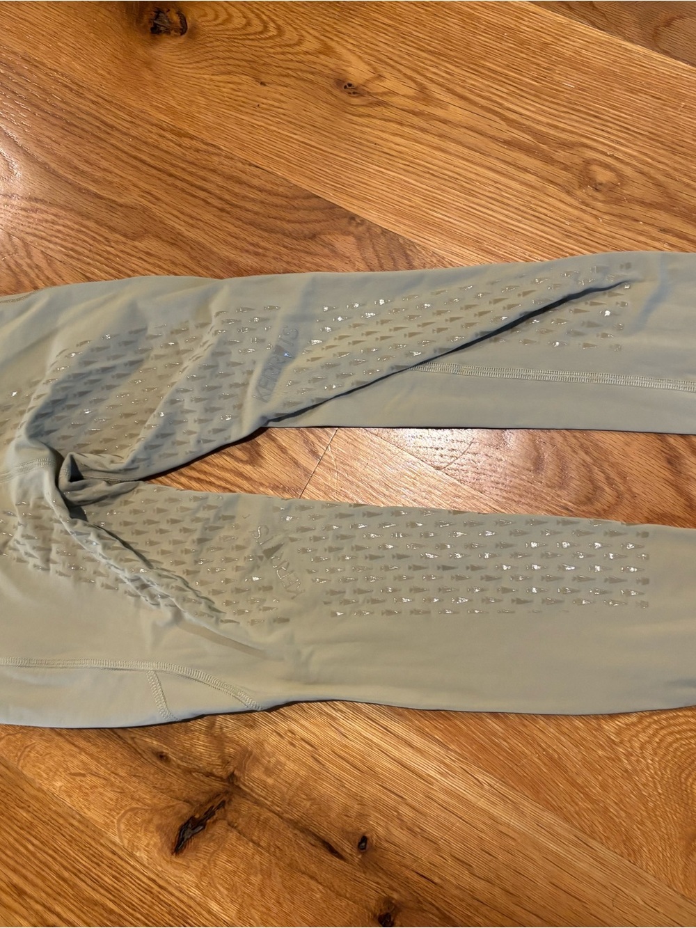 Kerrits Light Olive Green Kids Grip Leggings